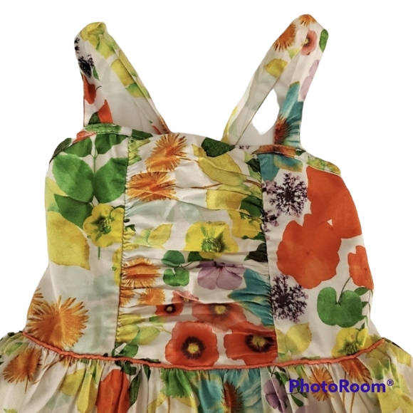 Floral Spring Dress Girls Size 4/5 - Picture 3 of 5